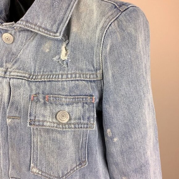 𝅺MARC JACOBS DENIM DISTRESSED JACKET (Marc by) - Picture 8 of 14